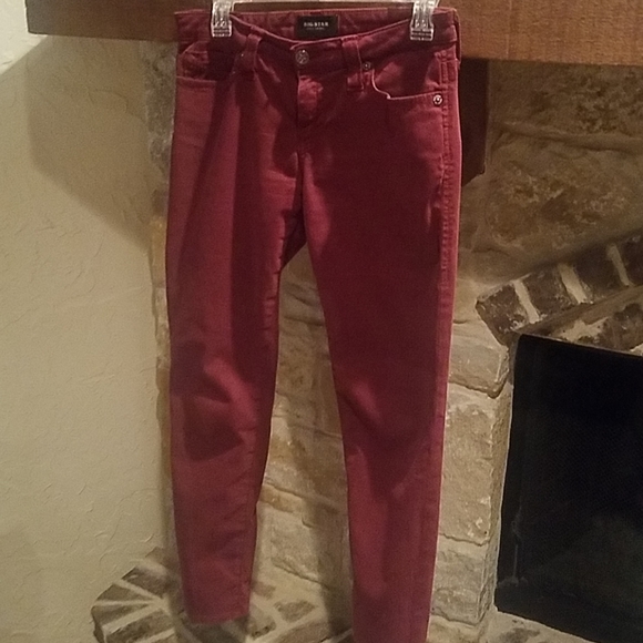 Jean's, Burgundy, skinny - Picture 3 of 4